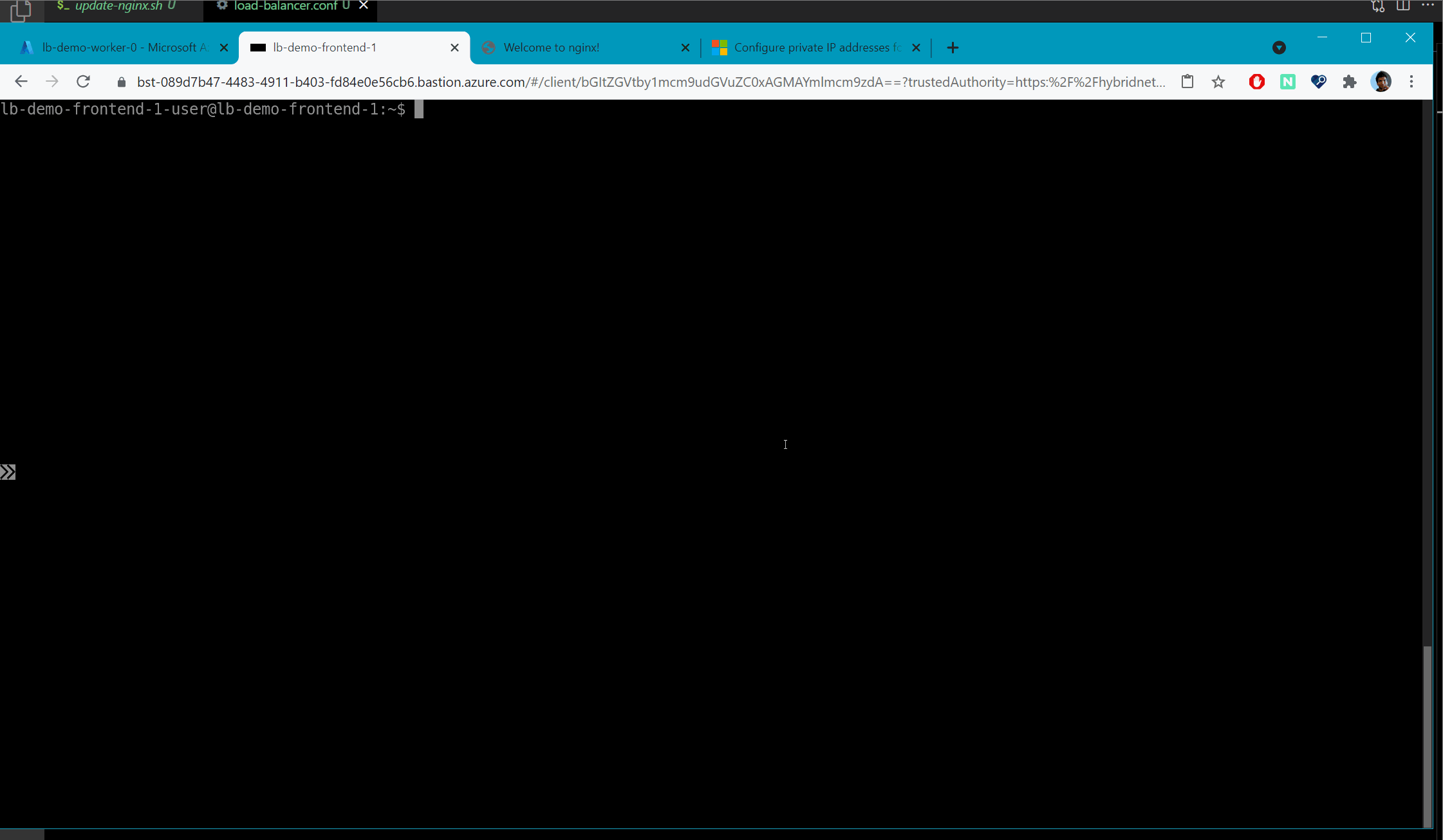 Add load balancer config