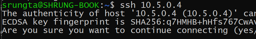 SSH Login